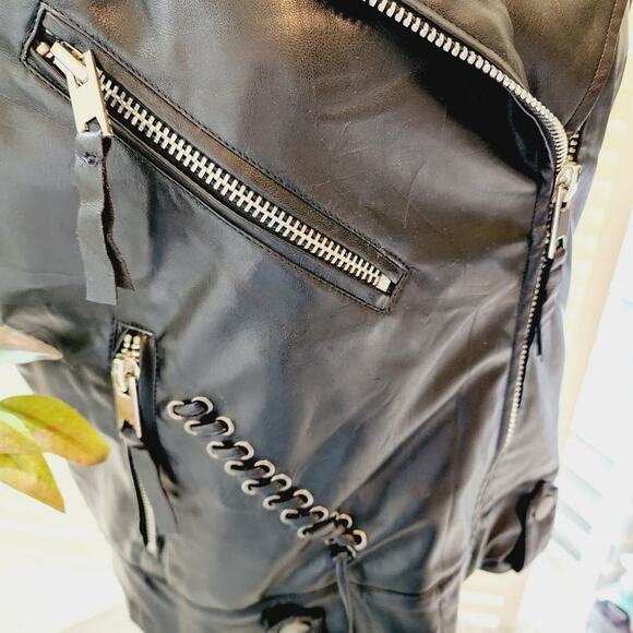 KAPALA WEATHER PROOF BLACK MULTI POCKET MOTORCYCLE JACKET SIZE SM/MED - Picture 5 of 7